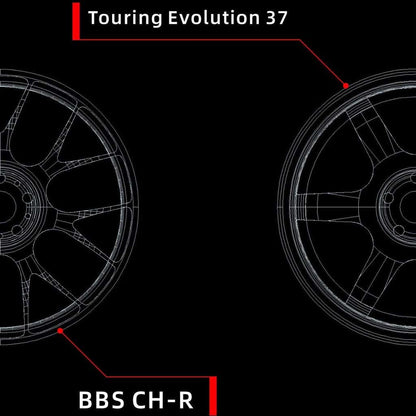 Concept of the JDM wheel decors
