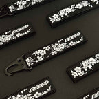 Cherry Blossoms 黒桜 Carabiner Lanyard