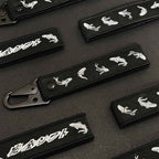 Koi Fish 黒鯉 Carabiner Lanyard