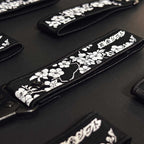 Cherry Blossoms 黒桜 Carabiner Lanyard